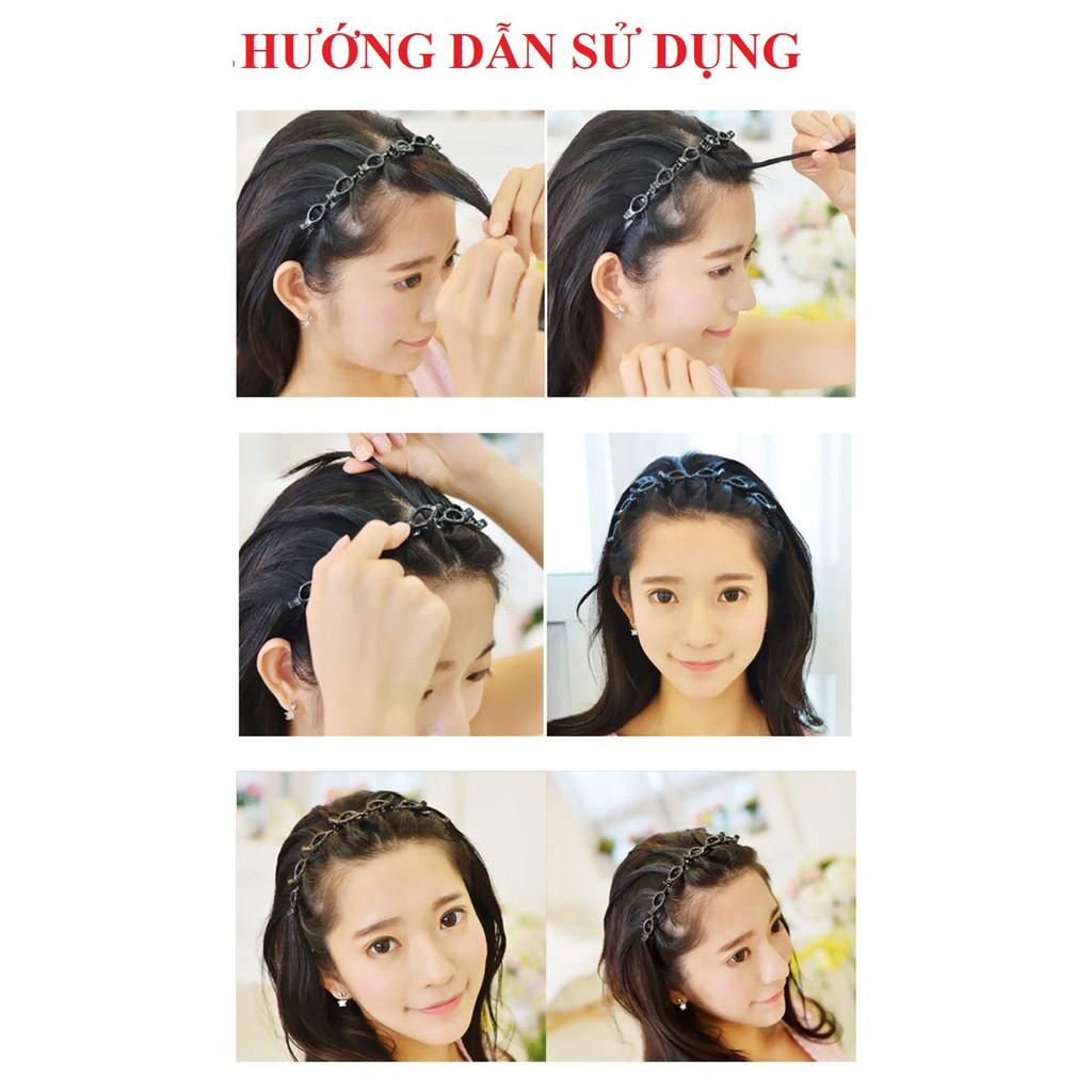 Cài Tóc Có Kẹp Tạo Kiểu Tóc Xinh Xắn - Bờm Tóc Trơn Jussy Nhiều Màu Phong Cách Hàn Quốc