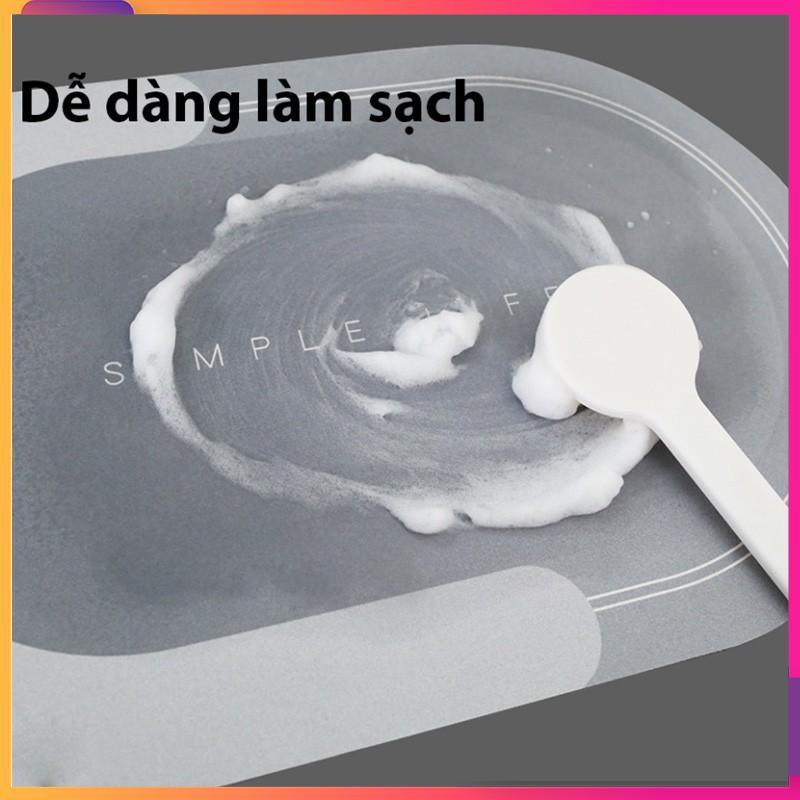 Thảm lau chân Silicon lót cửa chùi chân Siêu thấm hút, chống trượt cho phòng tắm Màu sắc ngẫu nhiên