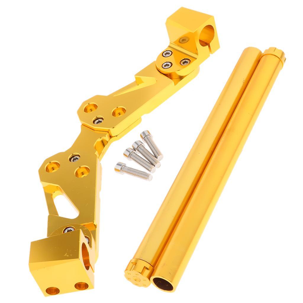 2-Pack Motorcycle Bike Handlebar Grip Crossbar Adaptable Steering Handle Bar