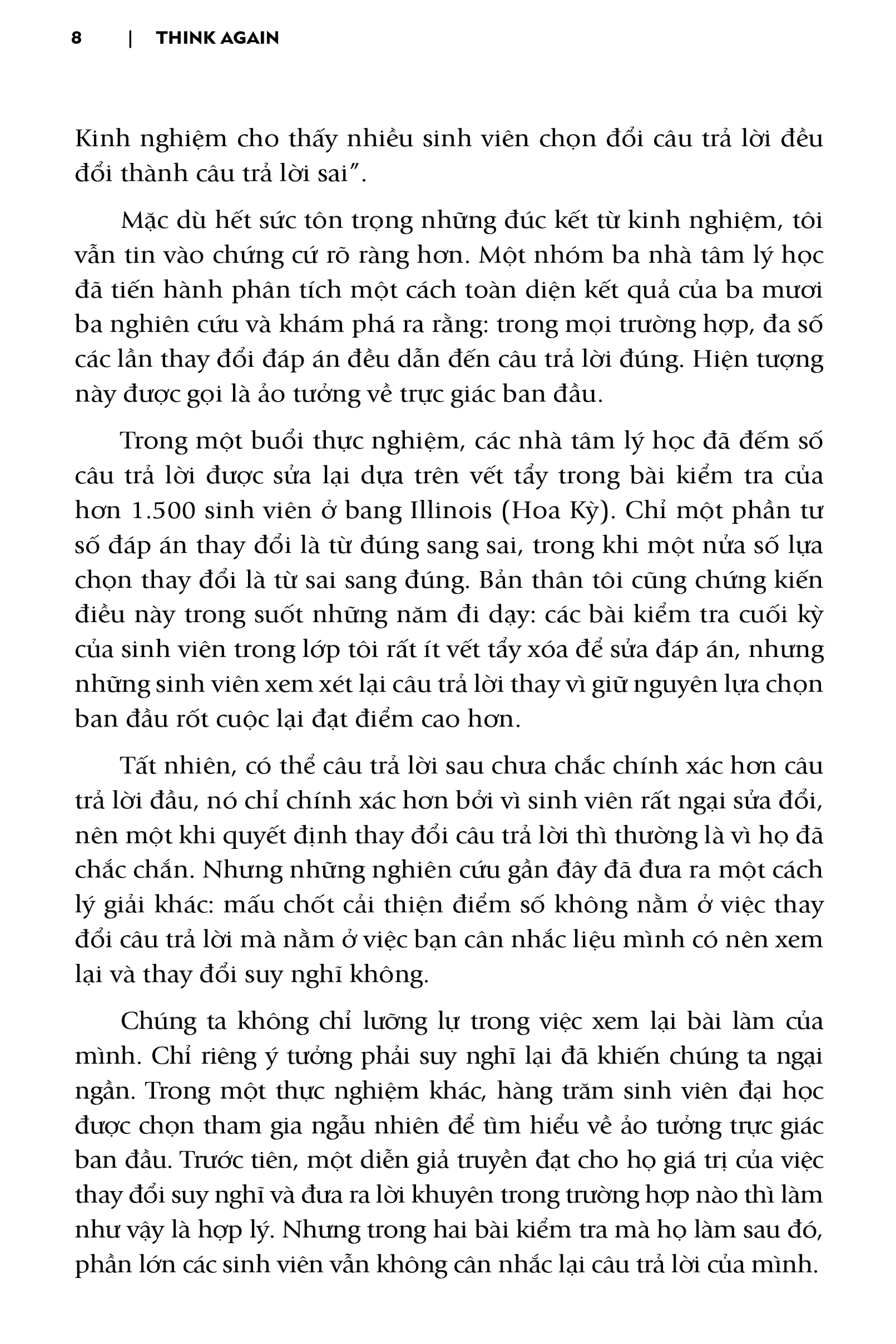 Dám Nghĩ Lại - Adam Grant