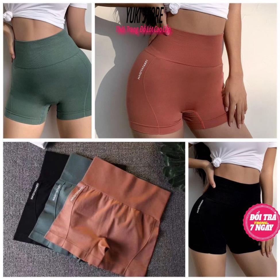 Quần đùi thể thao nữ, quần tập yoga gym erobic zumba chất liệu co giãn thấm hút mồ hôi tốt