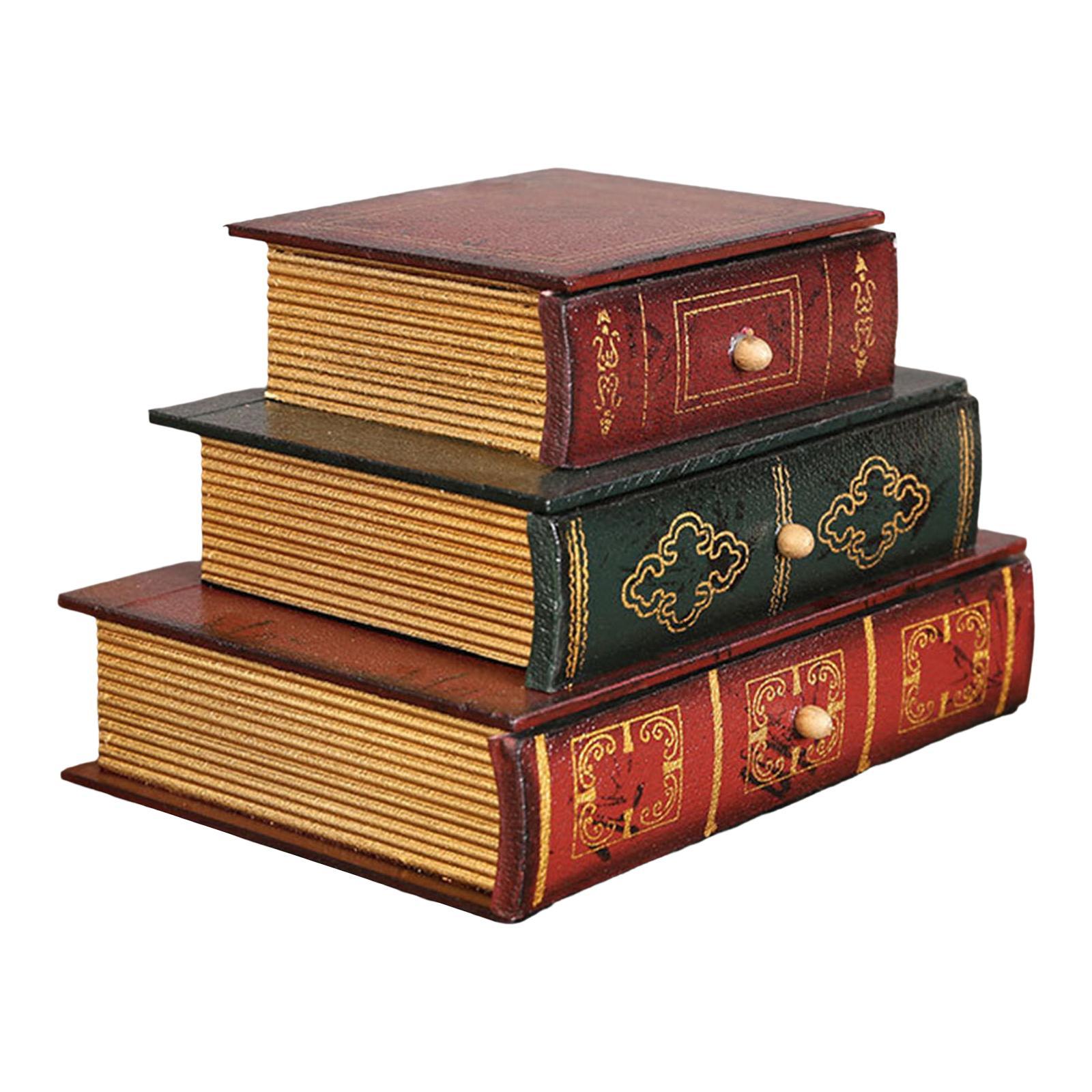 Wooden Jewelry Display Storage Box Office Decoration Organizer Ornaments