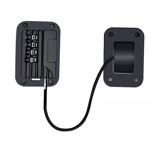 2xRefrigerator Window Lock Kid Safety Coded Combination Locks For Fridge Door Black