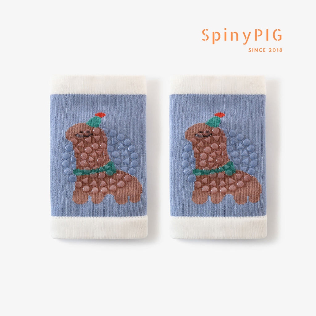 Tất bảo vệ đầu gối cho bé tập bò tập đi chống trượt chất liệu cotton mềm mại hàng loại dày