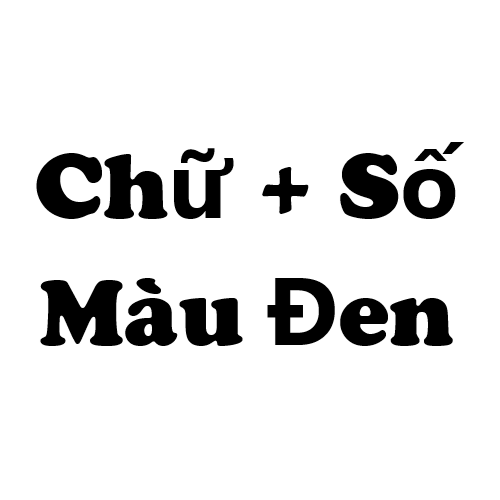 Phiếu Đặt In Decal/ Mực chìm sau Áo đá bóng - Chữ Trắng - Chữ Đen - Tùy Chọn