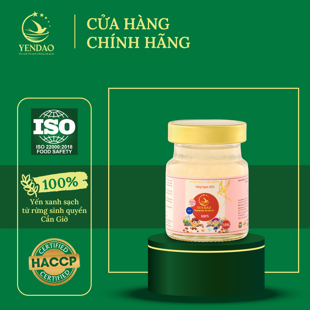 Yến Hũ Kids Yến Đảo Kích Thích Trẻ Ăn Ngon Miệng, Hỗ Trợ Phát Triển Toàn Diện Cho Trẻ 70ml/ Hũ