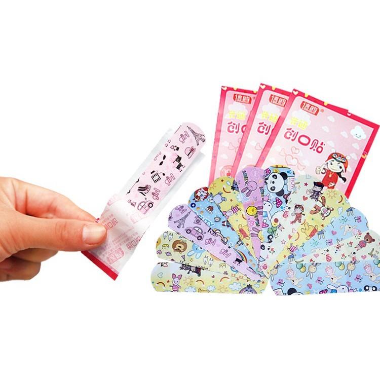 HỘP 100 MIẾNG BĂNG DÁN VẾT THƯƠNG HÀN QUỐC IN HỌA TIẾT DỄ THƯƠNG - BĂNG KEO CÁ NHÂN DÍNH SIÊU CHẮC CHỐNG THẤM CỰC TỐT