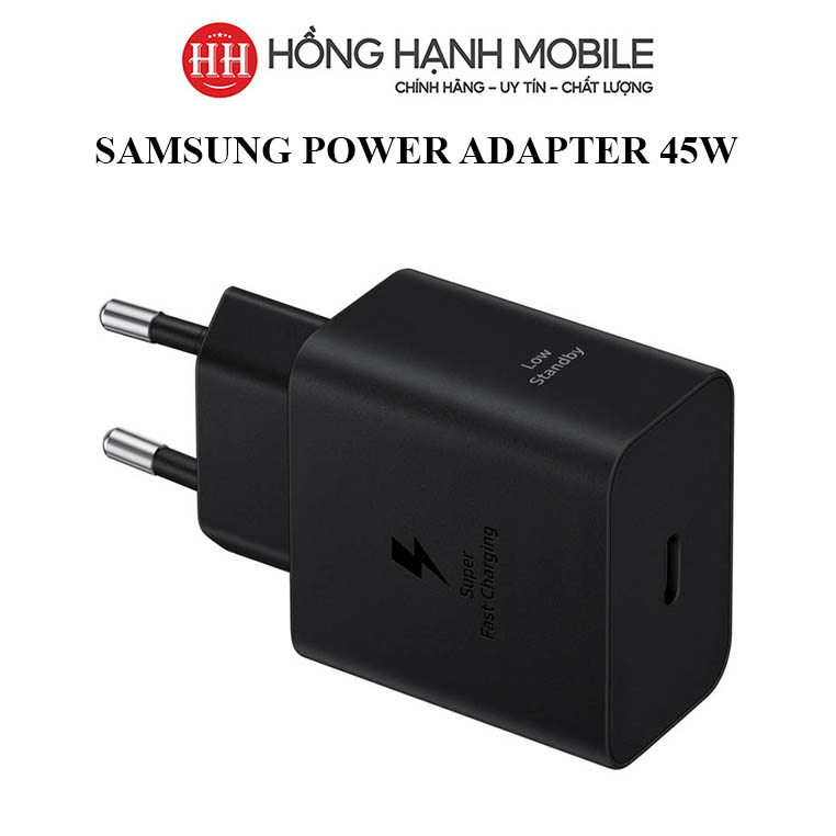 Cốc Sạc Samsung Power Adapter 45W Type C EP-T4511 - Hàng Chính Hãng