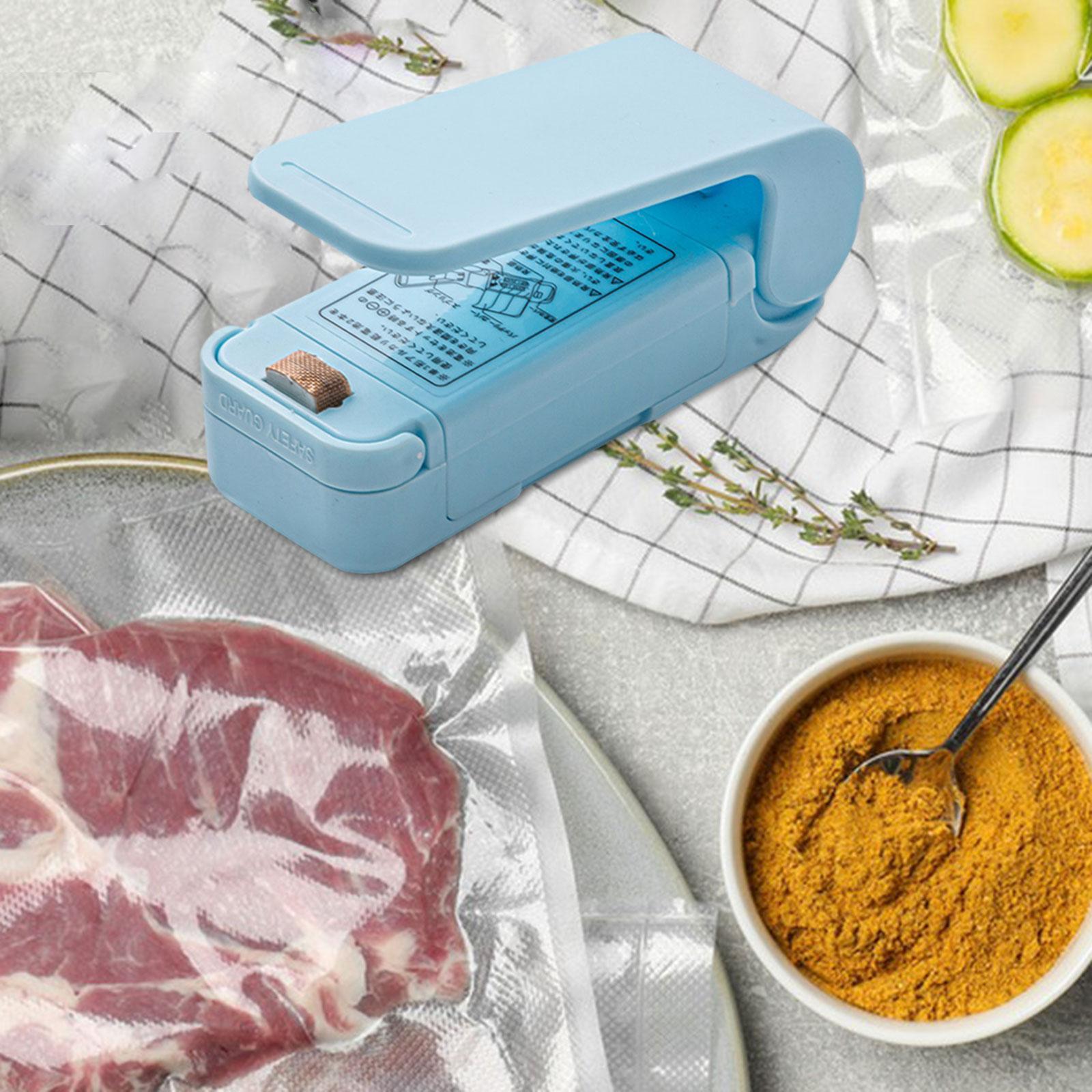 Bag Sealer Manual Portable Heat Sealer for Snack Bags Cookies Bags Chip Bags