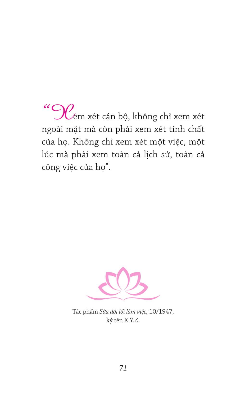 Sách Di Sản Hồ Chí Minh - Hồ Chí Minh Bàn Về Cán Bộ