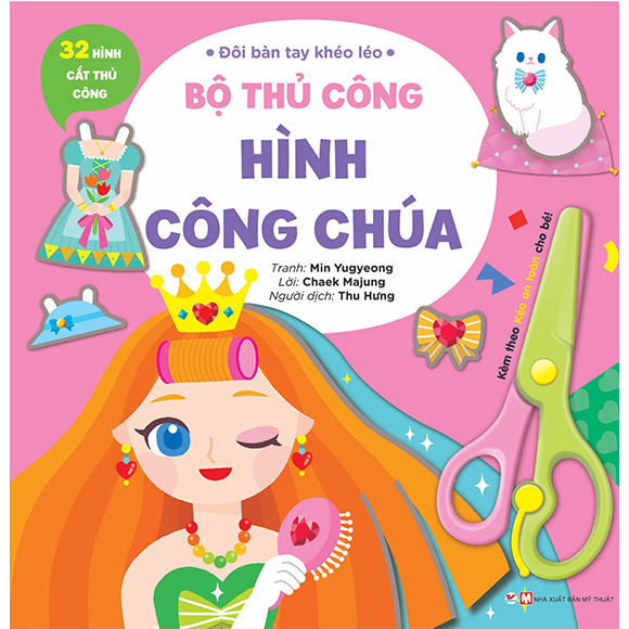 Combo 3 Cuốn : Ngày Xửa Ngày Xưa - Ba Chú Lợn Con + Bộ Thủ Công Hình Công Chúa - Đôi Bàn Tay Khéo Léo + Tặng Kèm Chiếc Kéo An Toàn + Thomas - Chiếc Đồng Hồ Đầu Tiên Của Bé