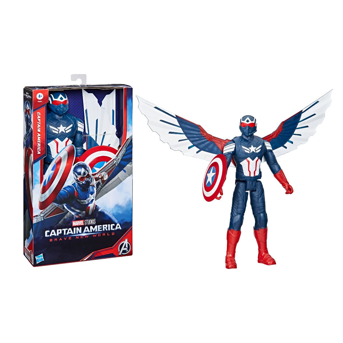 Đồ Chơi Mô Hình Captain America Trang Bị Tối Tân Titan 30cm AVENGERS F9301