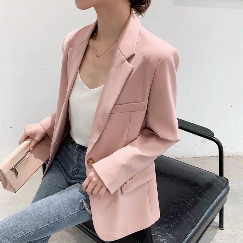 Áo Khoác Blazer Nữ Phong Cách Hàn Quốc Mẫu Mới Mã RB100