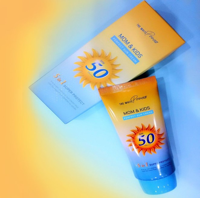 Kem Chống Nắng Đa Năng The White Princess Mom &amp; Kids Perfect Sun Cream SPF 50 PA+++