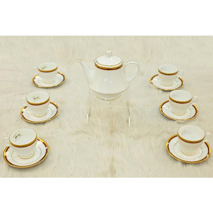 Bộ trà sứ NORITAKE CECILE GOLD 4359 - Chính hãng