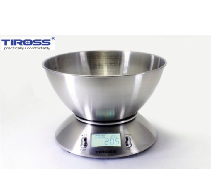 Cân Nhà Bếp Điện Tử Tiross 5Kg TS817 Hàng Chính Hãng