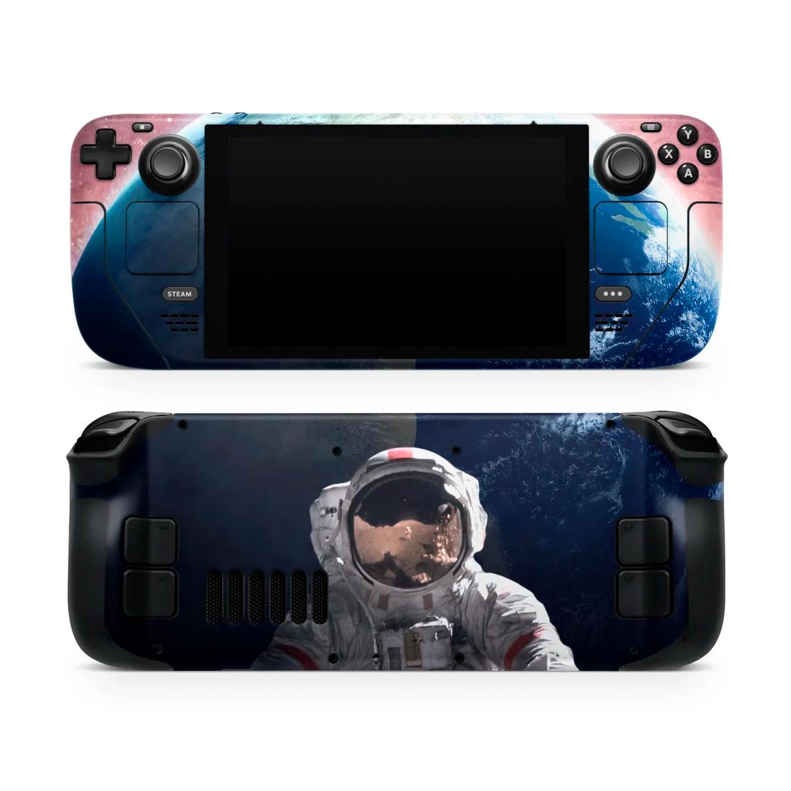 Skin decal dán Steam Deck mẫu Astronaut (dễ dán, đã cắt sẵn chuẩn theo khuôn máy)