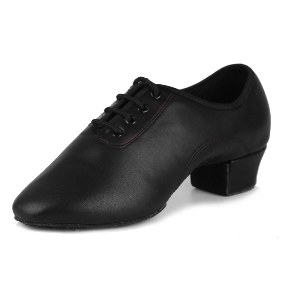 Thương hiệu Giày khiêu vũ Latin mới Người đàn ông Modern nam Ballroom Tango Latin Dance Shoes Dance Sneaker Jazz Giày 3 Màu sắc Color: Black Shoe Size: 9