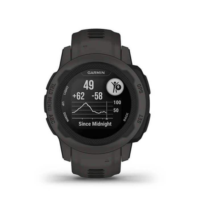 Đồng Hồ Thông Minh Garmin Instinct 2S - Graphite (Xám Đậm) - Hàng Chính Hãng