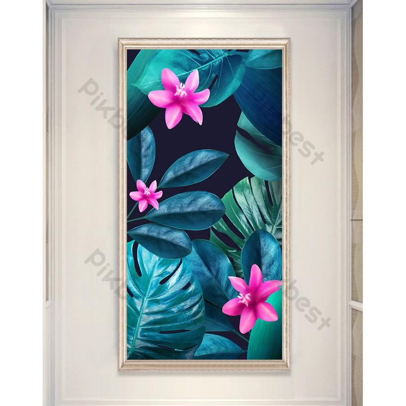 Tranh dán tường Tranh 3D dán tường Rừng Nhiệt Đới
