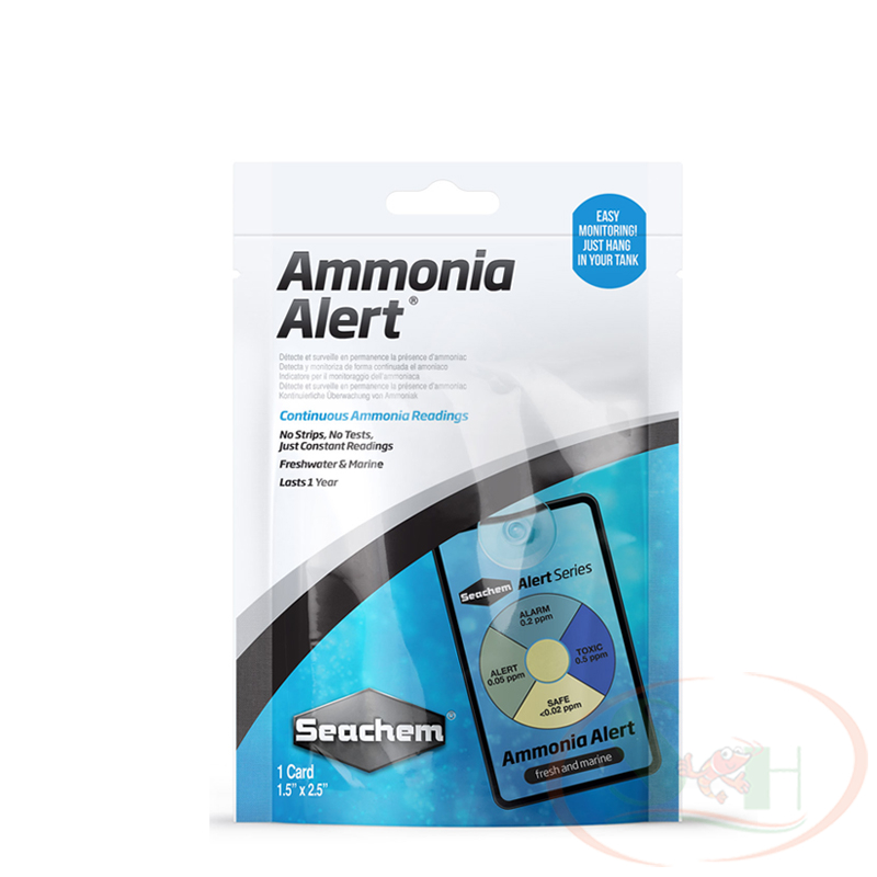 Thẻ Test Nước Seachem Ammonia Alert Theo Dõi NH3