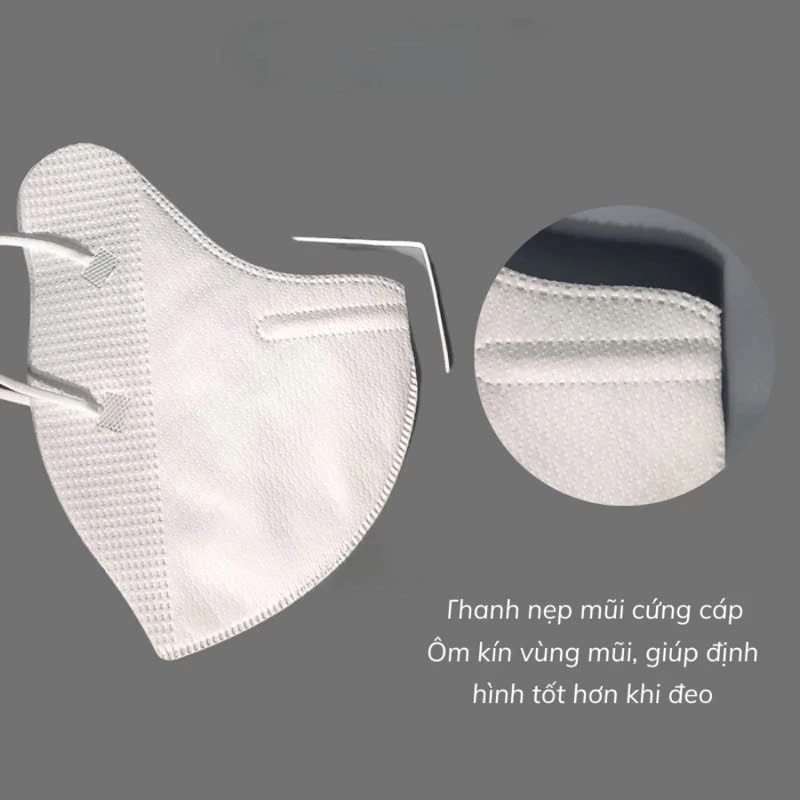 Combo 10 Túi 100 Khẩu Trang 9A Pt 5 Lớp Chống Nắng, Ngăn Bụi Mịn Hiệu Quả ( Màu Trắng )