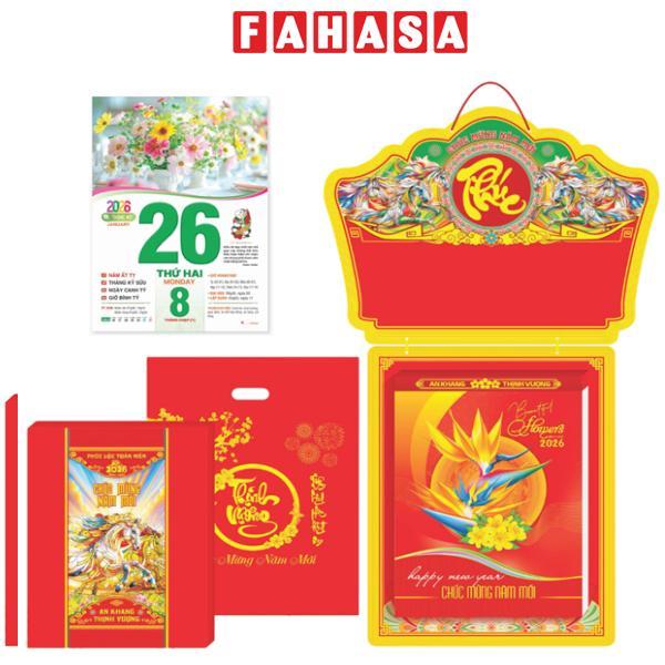 Lịch Bloc Cực Đại - Cắm Hoa Nghệ Thuật - Bảng Treo Metalize - 25 x 35 cm - TĐ16