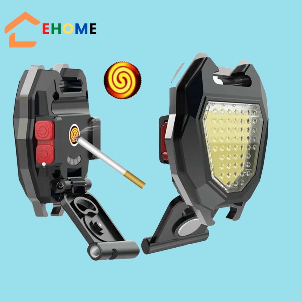 Đèn pin led móc khoá đeo cổ bỏ túi mini đa năng Đèn bin cob siêu sáng đa năng kèm mở chai và sạc tích điện USB