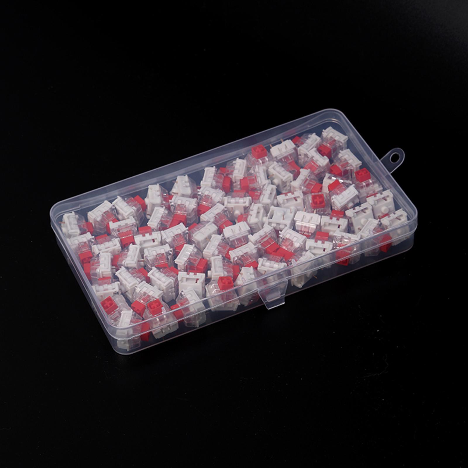 5Pcs Mechanical Keyboard Switch Storage Box Stackable for Keyboard DIY