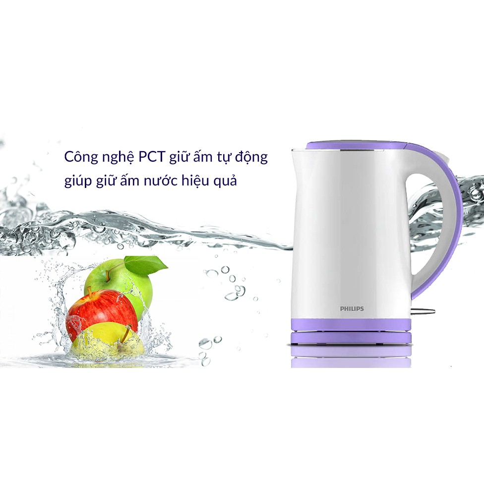 Bình Đun Siêu Tốc Philips HD9312 (1.7L) - Hàng Nhập Khẩu