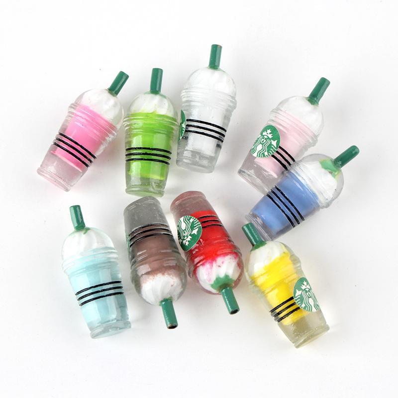 Charm slime - Cốc sinh tố starbuck/ trang trí ốp lưng/ decor ốp lưng quà tặng trang trí