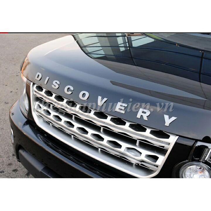 Logo chữ DISCOVERY 3D nổi dán trang trí Ô tô, Xe hơi