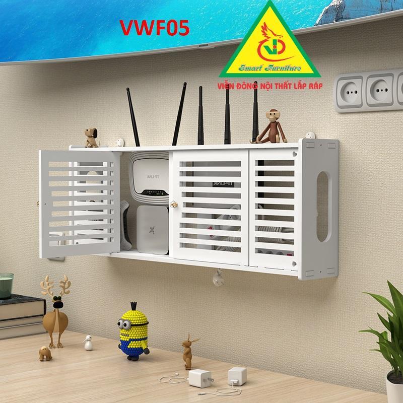 KỆ WIFI TREO TƯỜNG - TỦ KỆ ĐA NĂNG VWF01A- NỘI THẤT LẮP RÁP VIENDONG ADV
