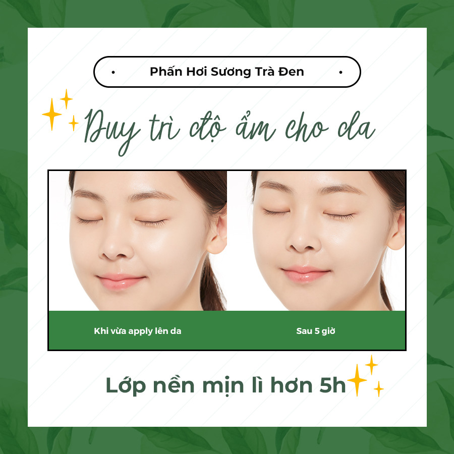 Phấn Hơi Sương SKY Phiên Bản Serum Trà Đen