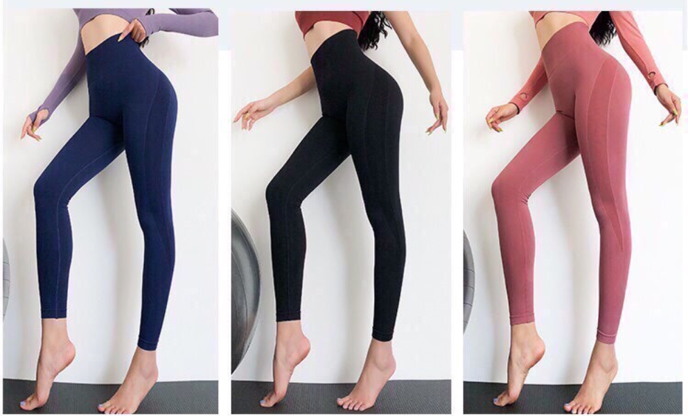 Quần Dài Legging Nữ Vải Thun Polyester Co Giãn 4 Chiều Thoải Mái