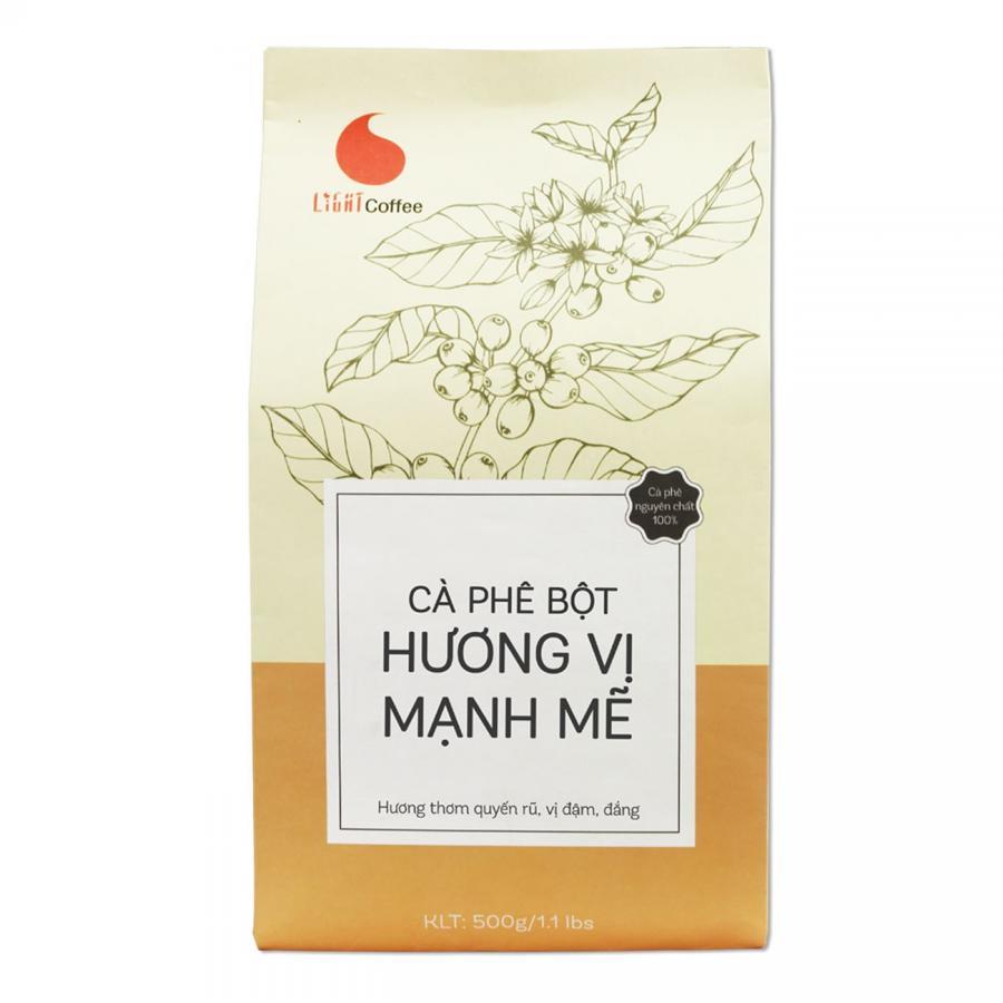 Cà Phê Nguyên Chất 100% Light Coffee Hương Vị Mạnh Mẽ (500g)