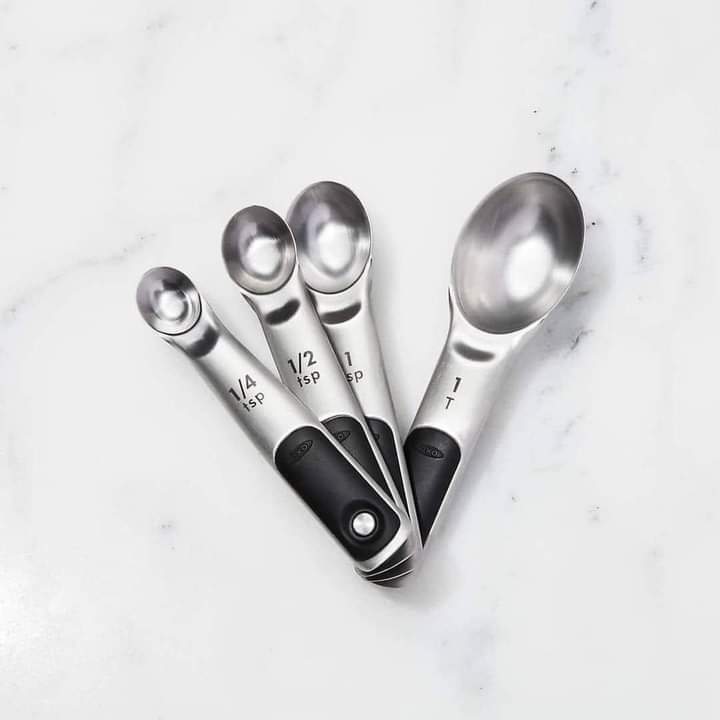 Sét cốc đong &amp; set thìa đong từ tính Oxo Hàng chính hãng