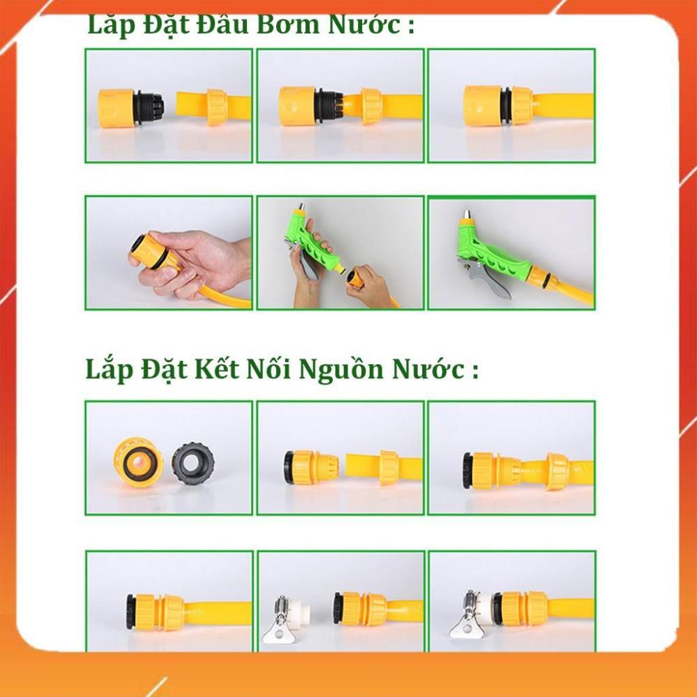 Vòi Xịt Rửa Xe Áp Lực Cao - Tưới Cây Với 4 Chế Độ Nước 206810-2