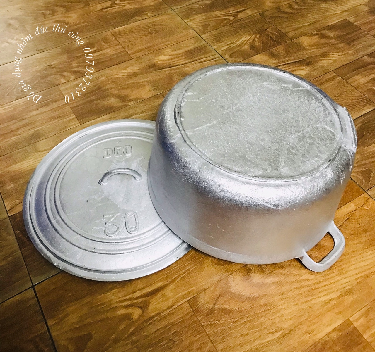 NỒI GANG ĐÚC THỦ CÔNG LÀNG NGHỀ SỐ 30 ( ĐK 30CM )