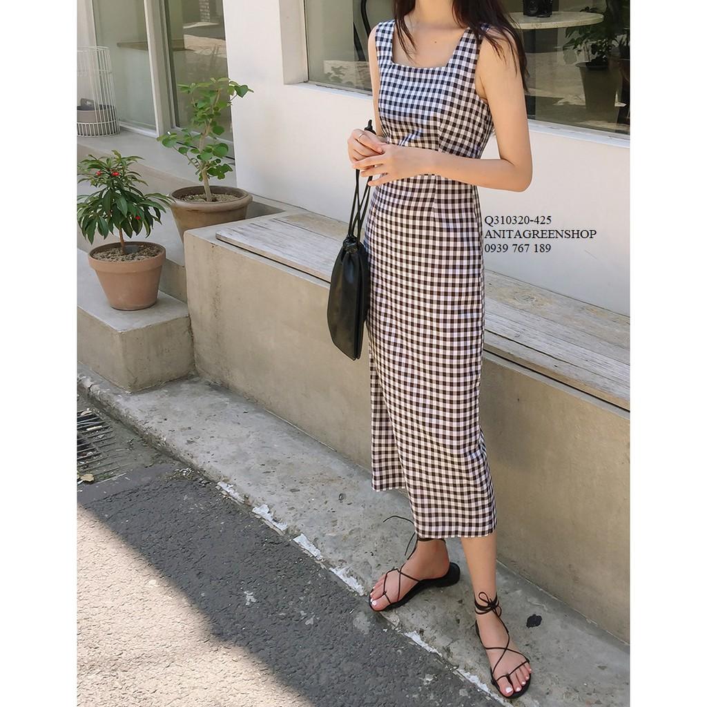 Q310320 ĐẦM MAXI NỮ CỔ VUÔNG