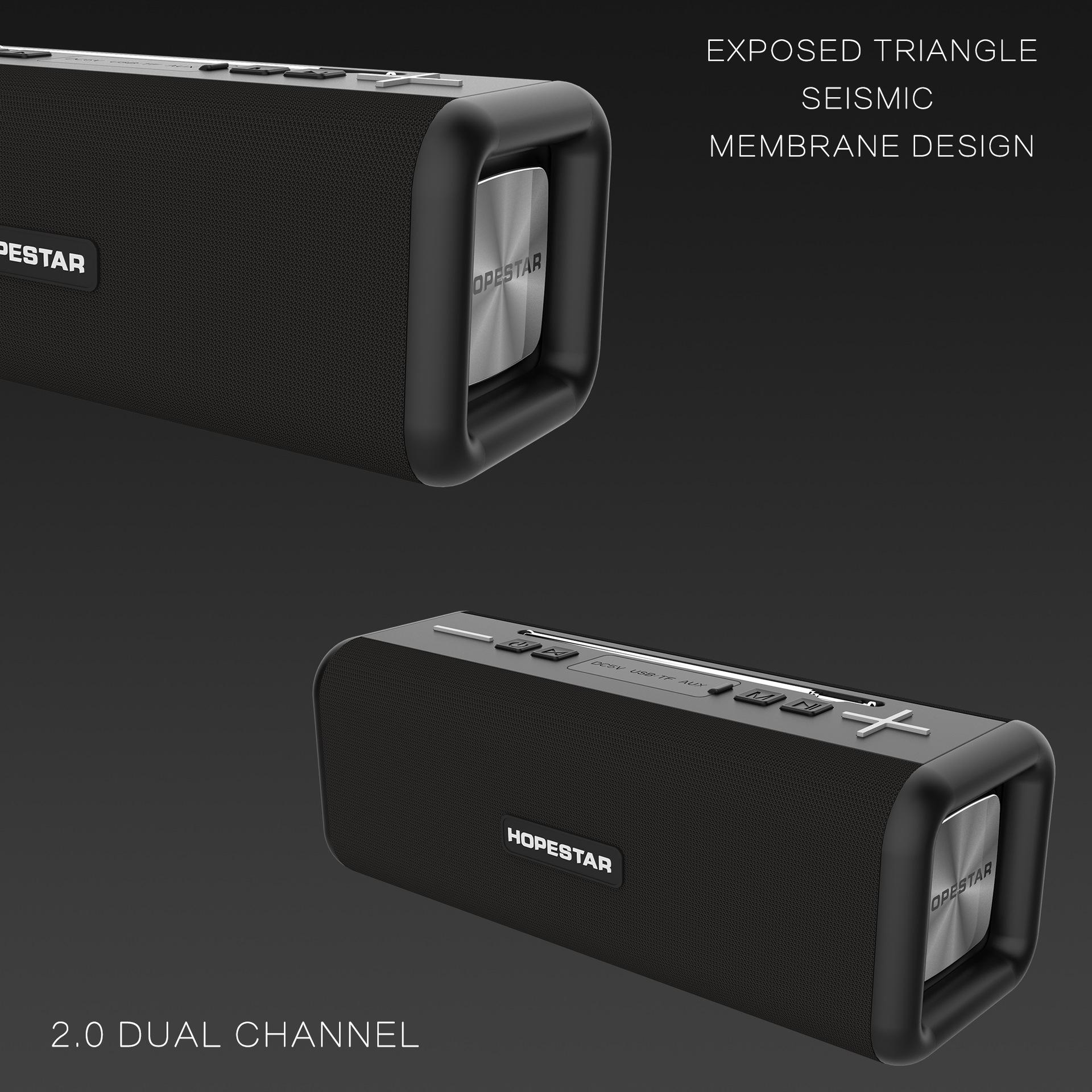 Hopestar T9 loa bluetooth di động Cột công suất cao Subwa-loa siêu trầm ngoài