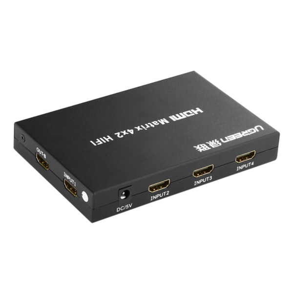 Bộ Switch HDMI Ugreen Vào 4 Cổng HDMI Ra 2 Cổng HDMI 40216 - Hàng Chính Hãng