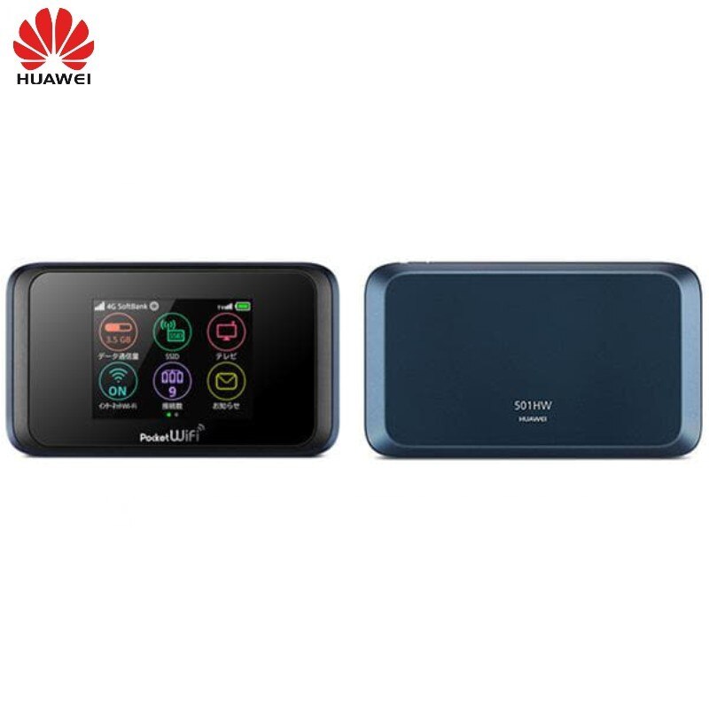 Bộ Phát Wifi Cầm Tay 4G LTE Huawei 502HW – Màn hình cảm ứng, Tốc độ Wifi cao, pin dung lượng lớn hàng nhập khẩu