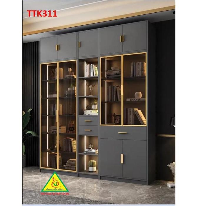 Tủ trang trí cánh kính TTK307 - Nội thất lắp ráp Viễn Đông ADV