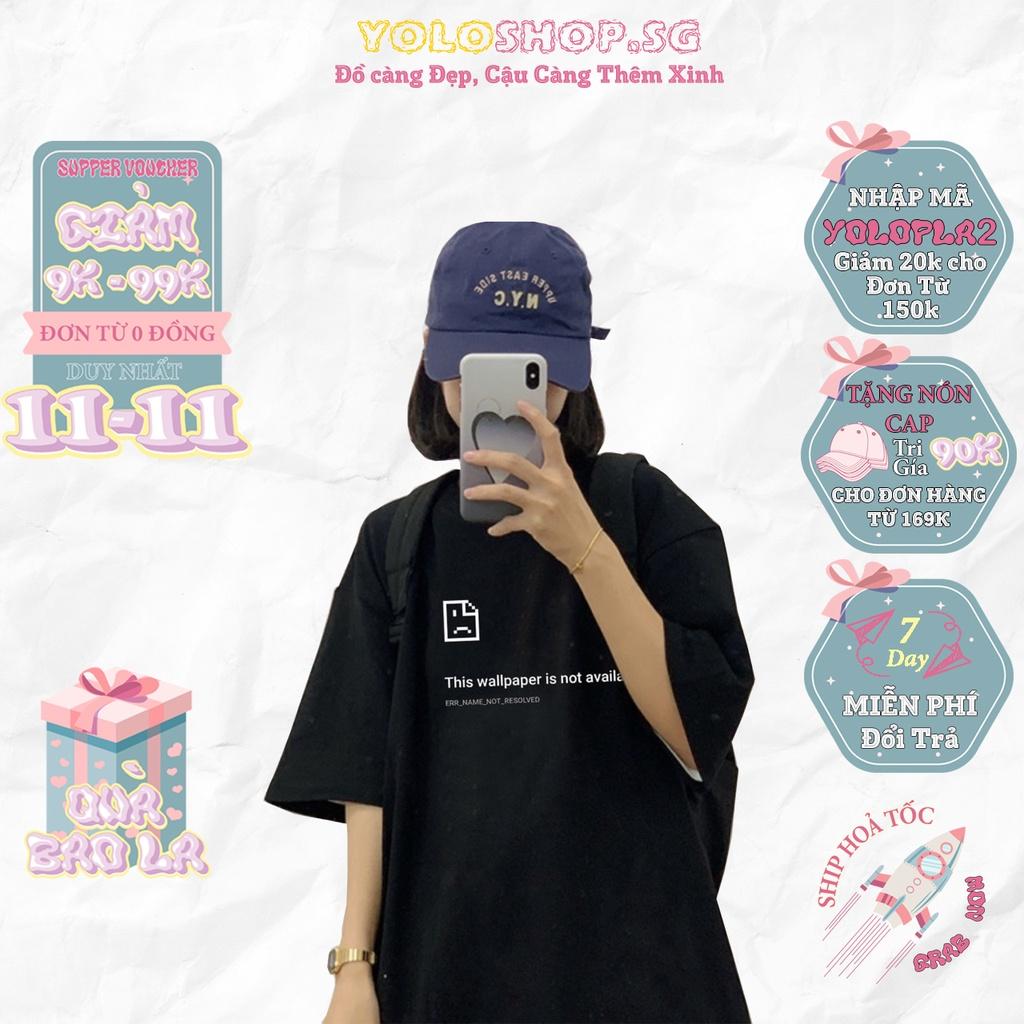 Áo thun tay lỡ This Wallpaper phông Unisex nam nữ tee oversize form rộng pull Ulzzang Streetwear Hàn Quốc vải mềm