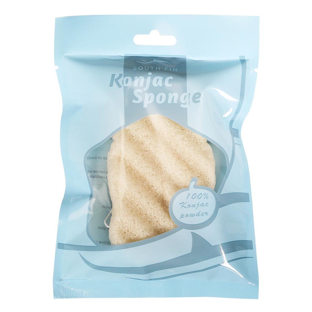 100% Pure Natural Konjac Sponge, 6 Each