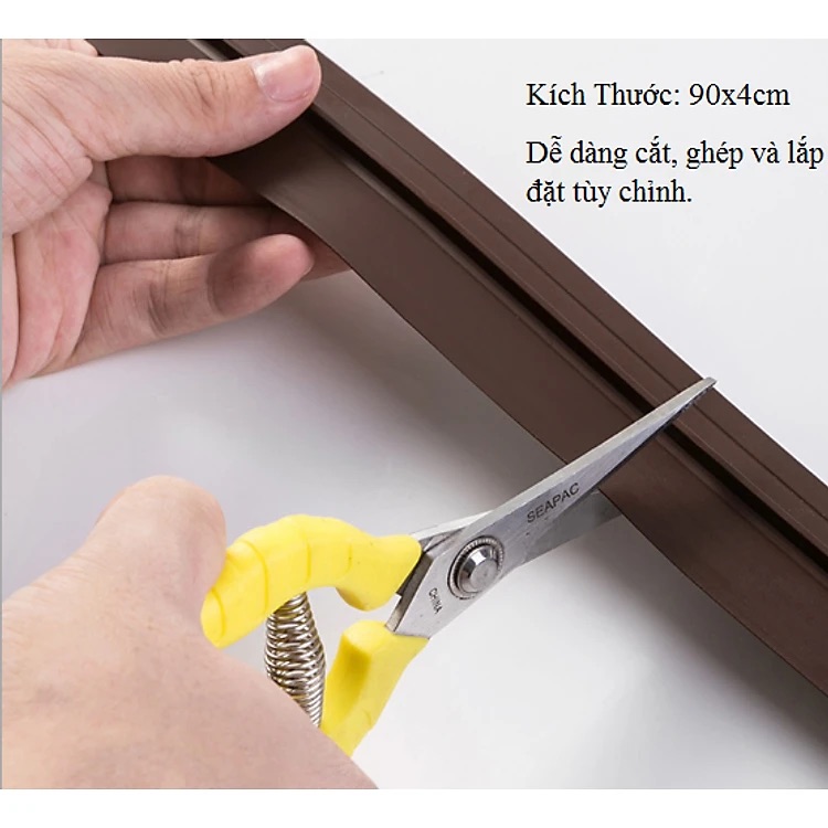 Ron chặn khe hở 90cm đa năng, Nẹp dán chân cửa chống côn trùng, phù hợp mọi loại cửa tiện dụng-GD534-Ron90