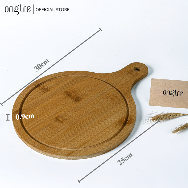 Thớt tre có tay cầm/ thớt đồ nguội/ thớt decor chụp ảnh | ongtre .