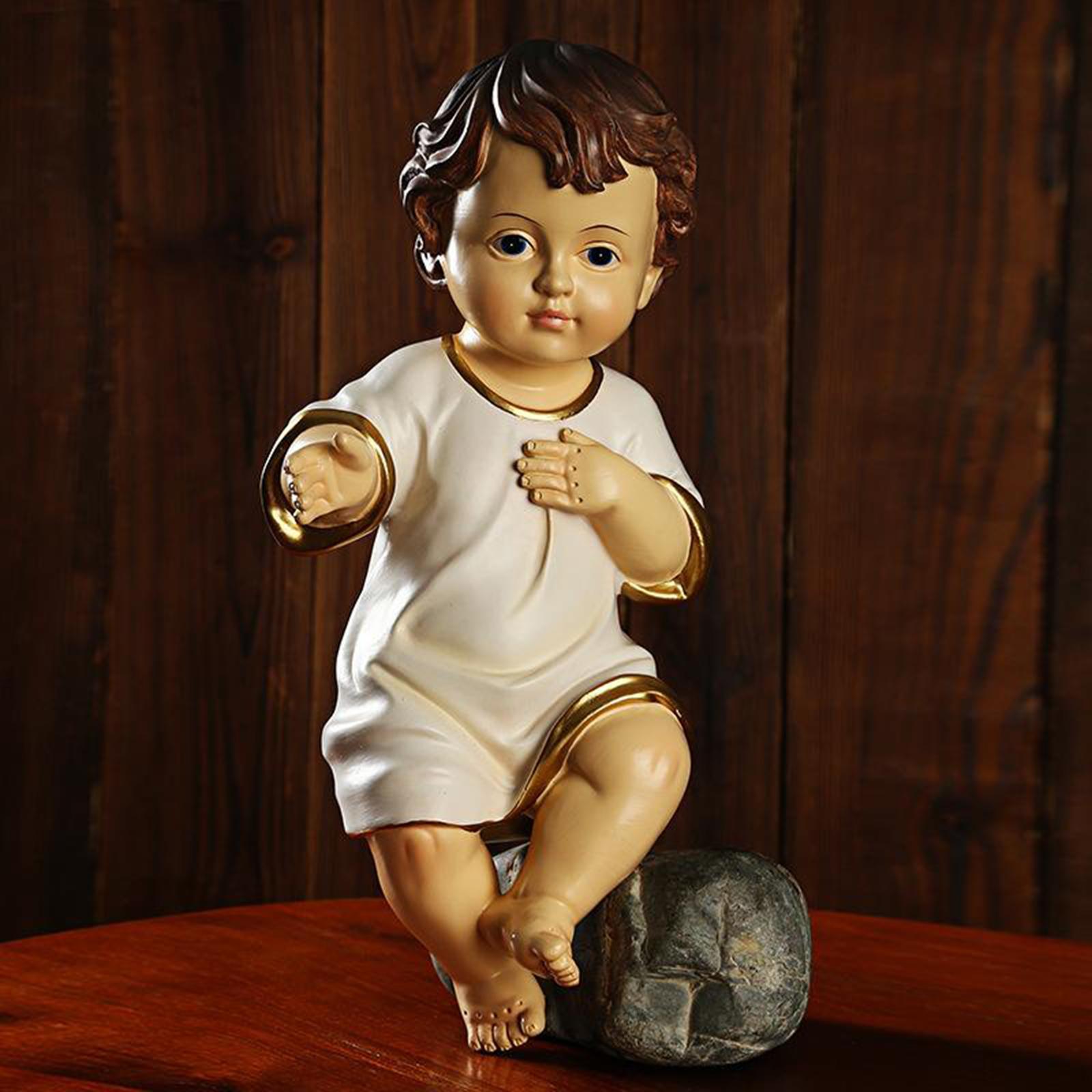 European Baby Figurine Ornament Gift Home Decoration Cute Boy Resin Statue