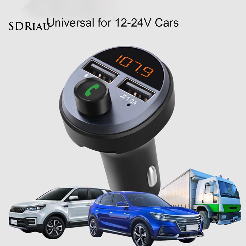 *QCDZ* 615 Bluetooth Player Intelligent Voice Memory Function ABS FM Transmitter Car Charger with 2 USB Port for Car